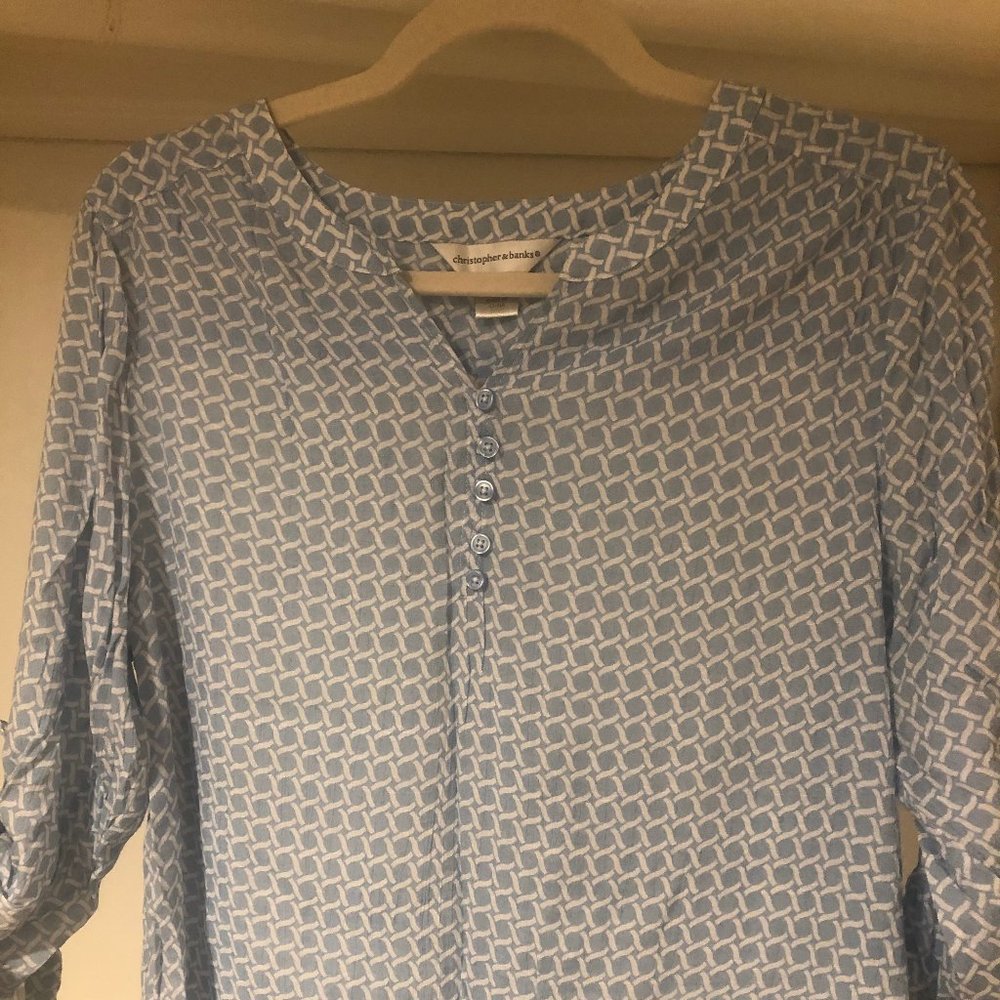 Christopher & Banks 3/4 Sleeve